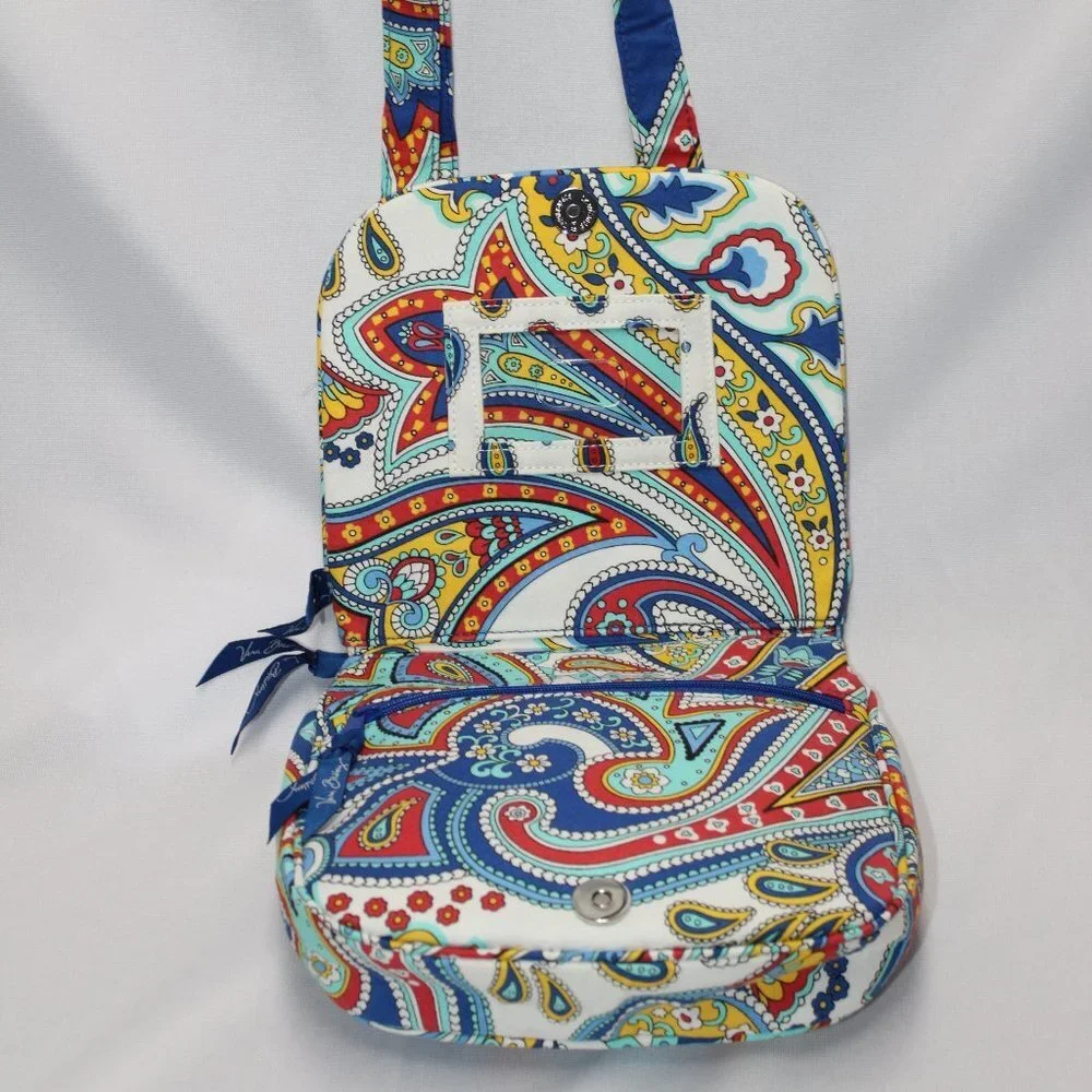 Vera Bradley Petal Paisley Small Zip Shoulder Bag